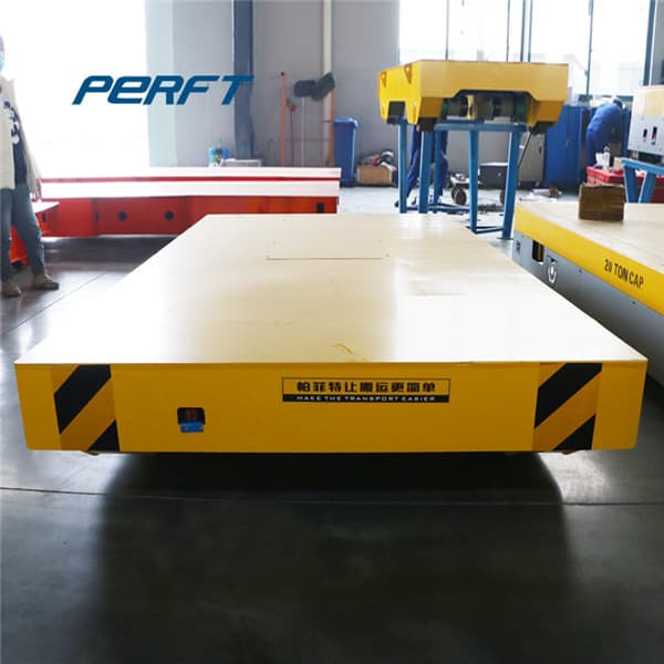 steerable transfer trolley for coils material foundry plant 90t